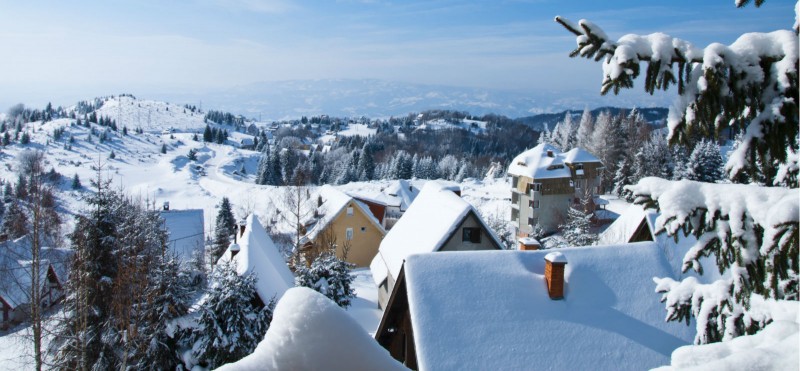 Winter landscape on the Kopaonik Mountain