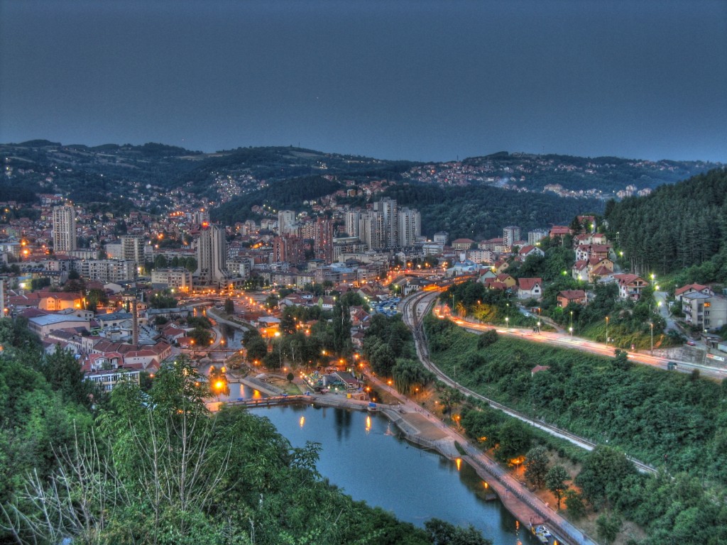 Užice by night