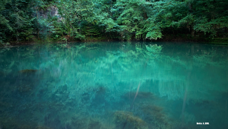 Mlava river source in Zagubica