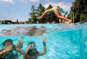 Summer at the pool