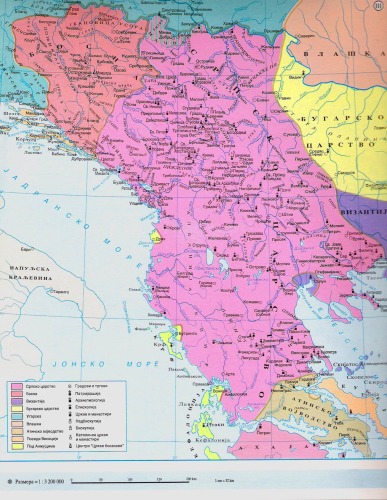 Serbian empire of Dušan the Mighty