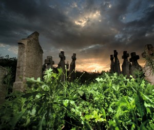 Tomb stones in Rumenka near Novi Sad