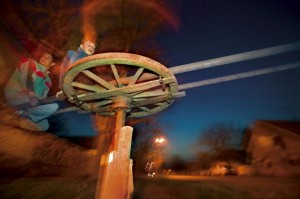 Doronga - Old classic Merry go round in Mokrin