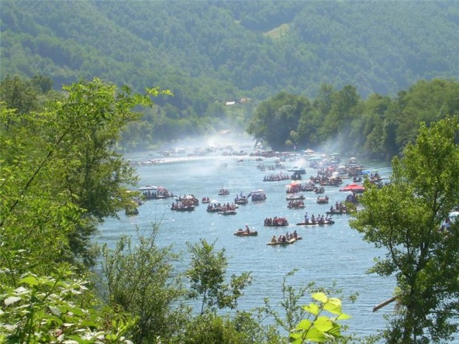 All the regattas on the river Drina