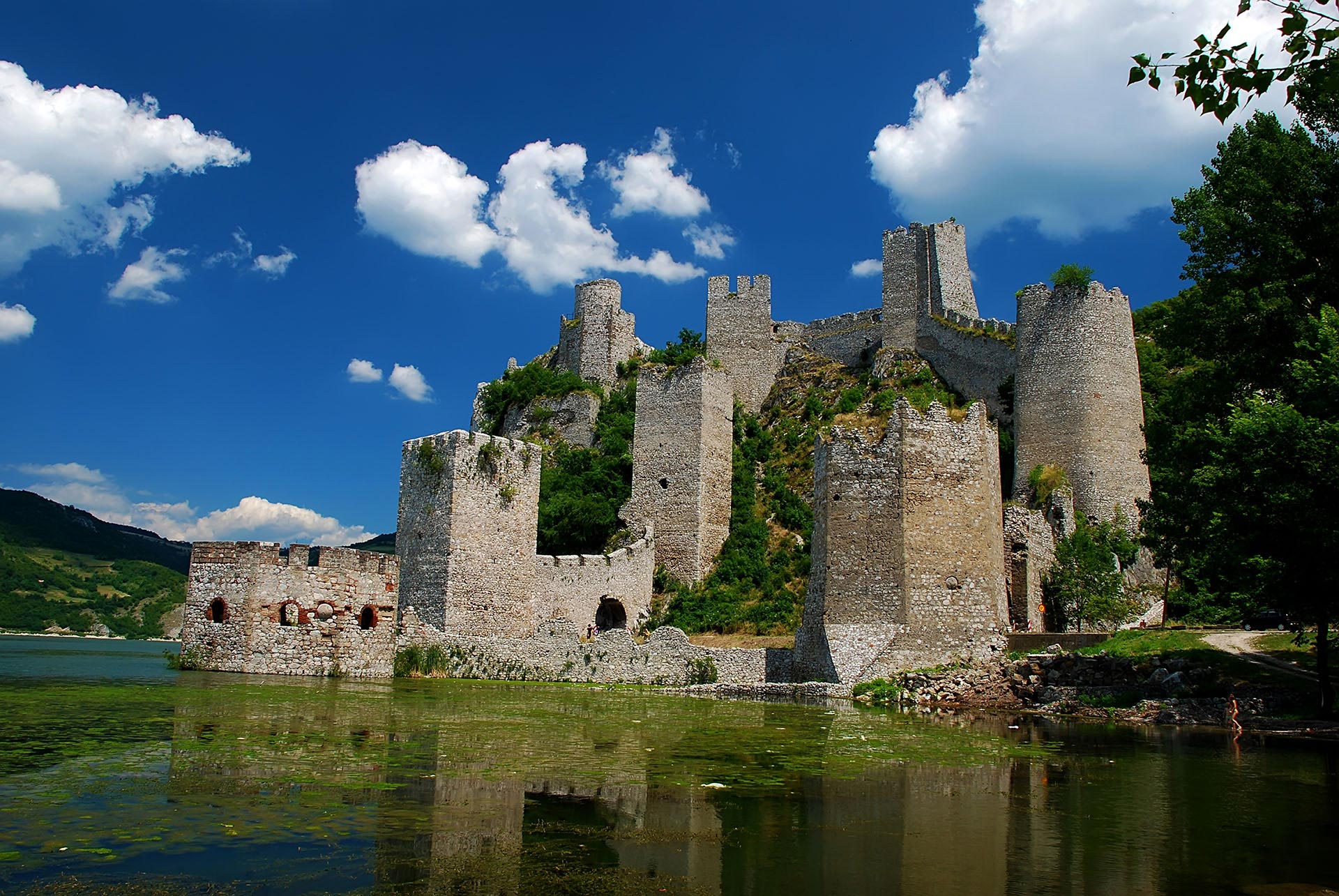 Fantast palace, a fairy-tale place