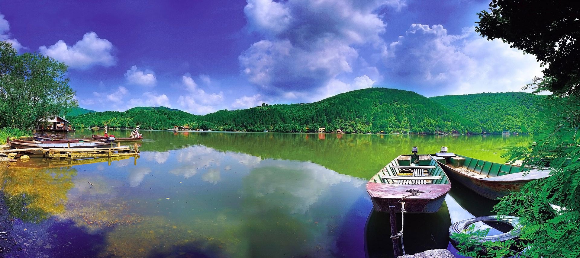 The Drina river, a wild emerald beauty