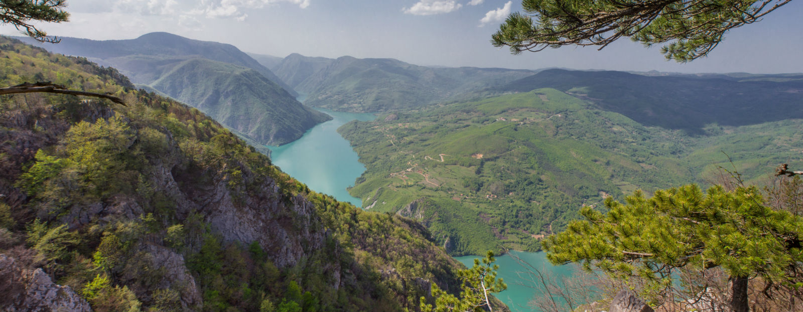 The Drina river, a wild emerald beauty