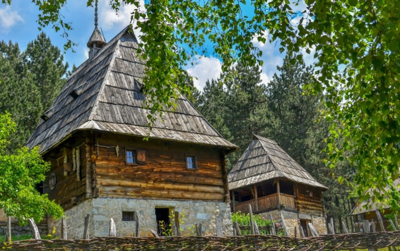 Ethno village in Sirogojno, the unique open-air museum