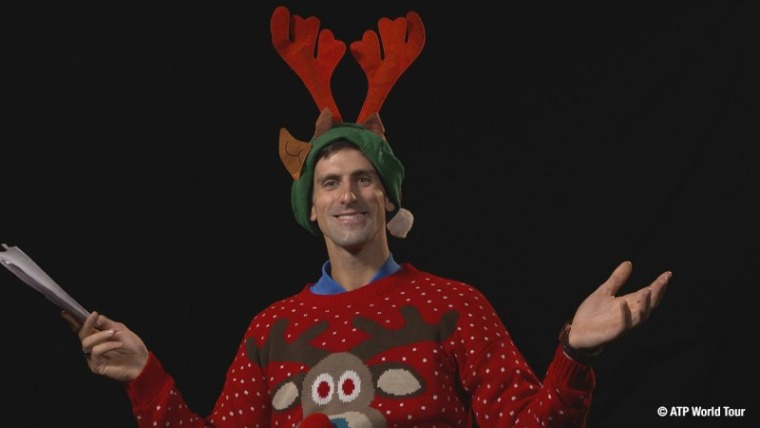 Christmas song Novak Djokovic