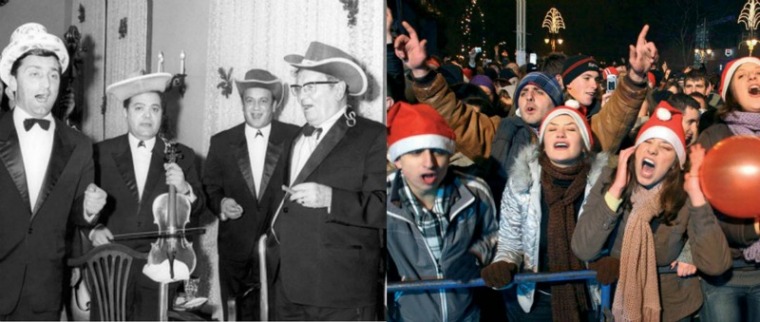 New Year then and now