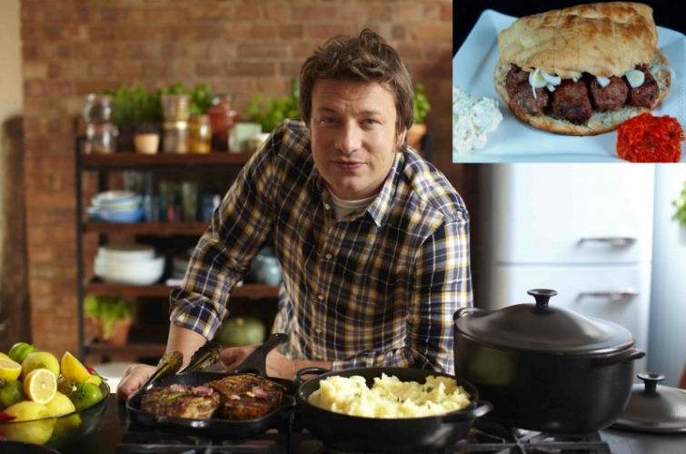 This is HOW Jamie Oliver makes ĆEVAPI and AJVAR!