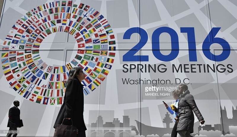 Serbian delegation at IMF, WB spring meetings