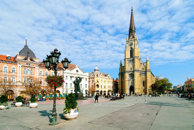 The Novi Sad square