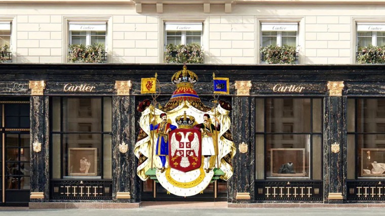 How the Serbian Royal Crest Became a Symbol at Cartier Stores