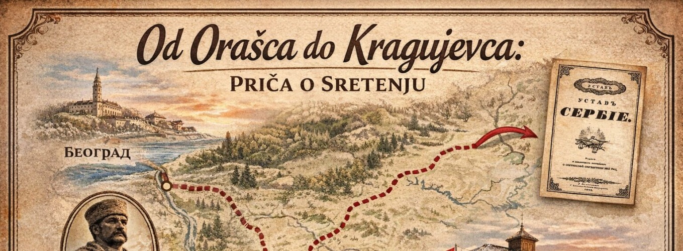 Tragovima Sretenja: Putovanje kroz mesta rođena moderna Srbija