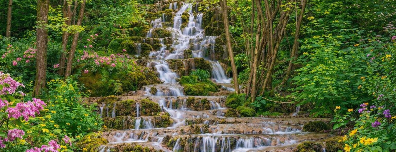 Vodopad Bigar u proleće: Živa skulptura Srbije