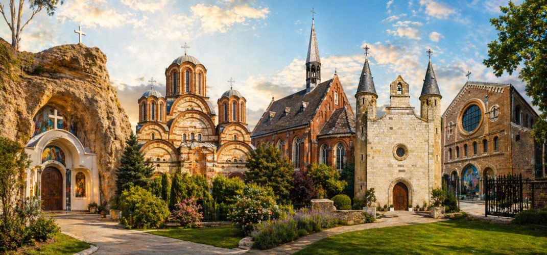 The Most Unusual Serbian Churches Around the World