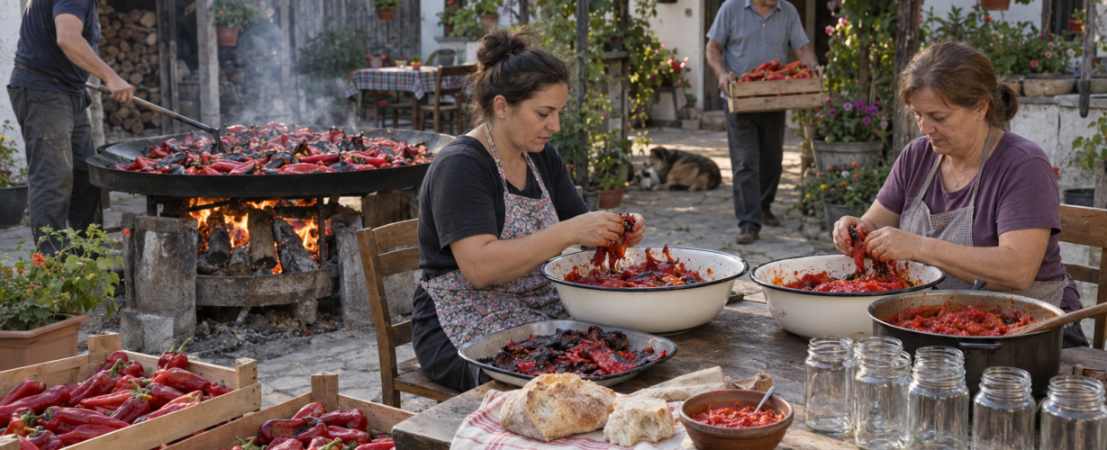 Why Serbia Smells of Roasted Peppers in September
