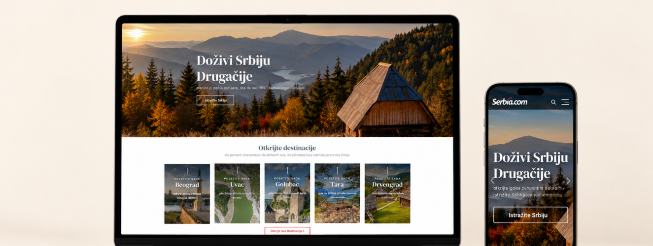Nova stranica naše priče: upoznajte novi Serbia.com